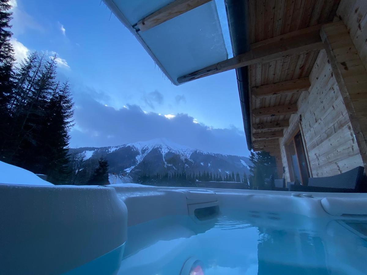 Chalet Sodamin Alpin Mit Wellness هوهنتاورن المظهر الخارجي الصورة